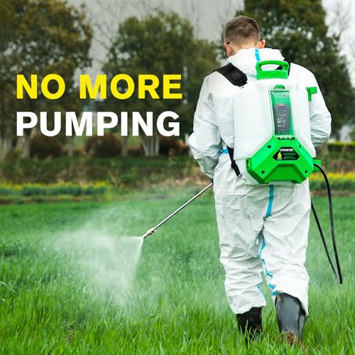 Lithium-Powered 4-Gallon Backpack Sprayer for Weeding & Cleaning